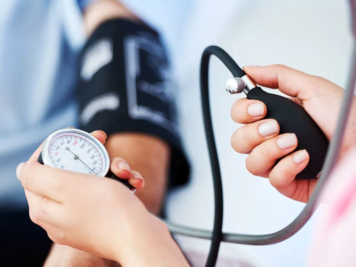 An athlete undergoing a medical check-up
