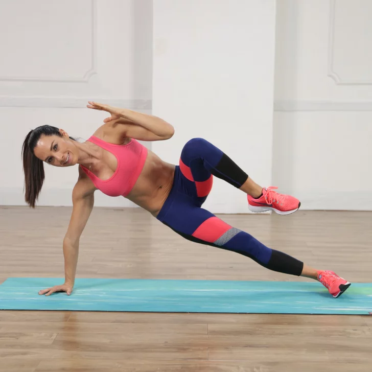 Girl excercising