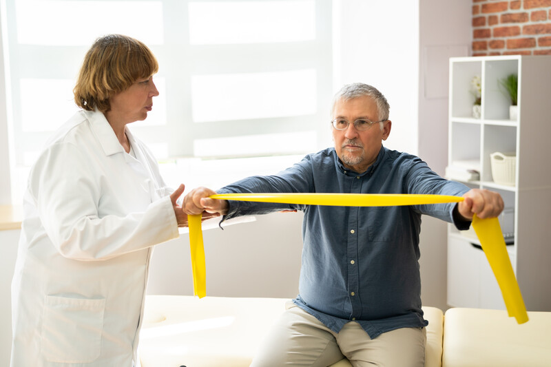 Physical therapy and exercise for shoulder pain