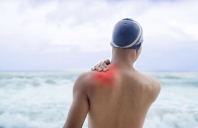 Swimmer with Swimming injuries