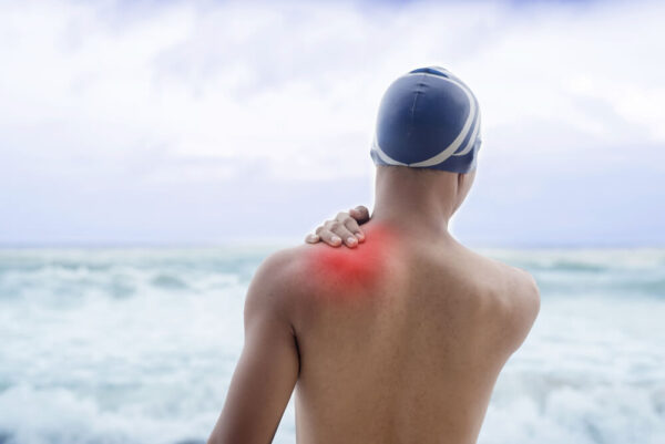 Swimmer with Swimming injuries