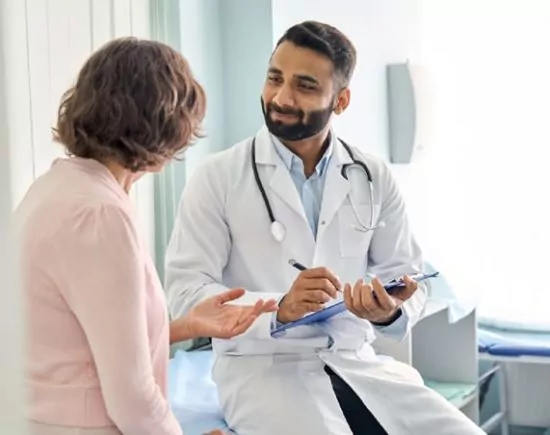 doctor with patient doctor with patient